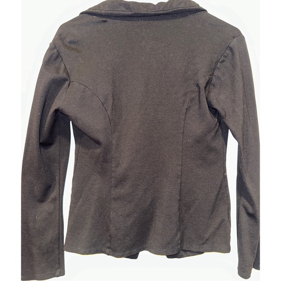 Blue S Black & Gold Buttoned Blazer Jacket - Picture 13 of 14